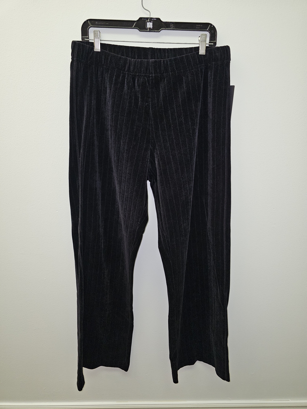 Marc Cain Black Corduroy Pinstripe Pants